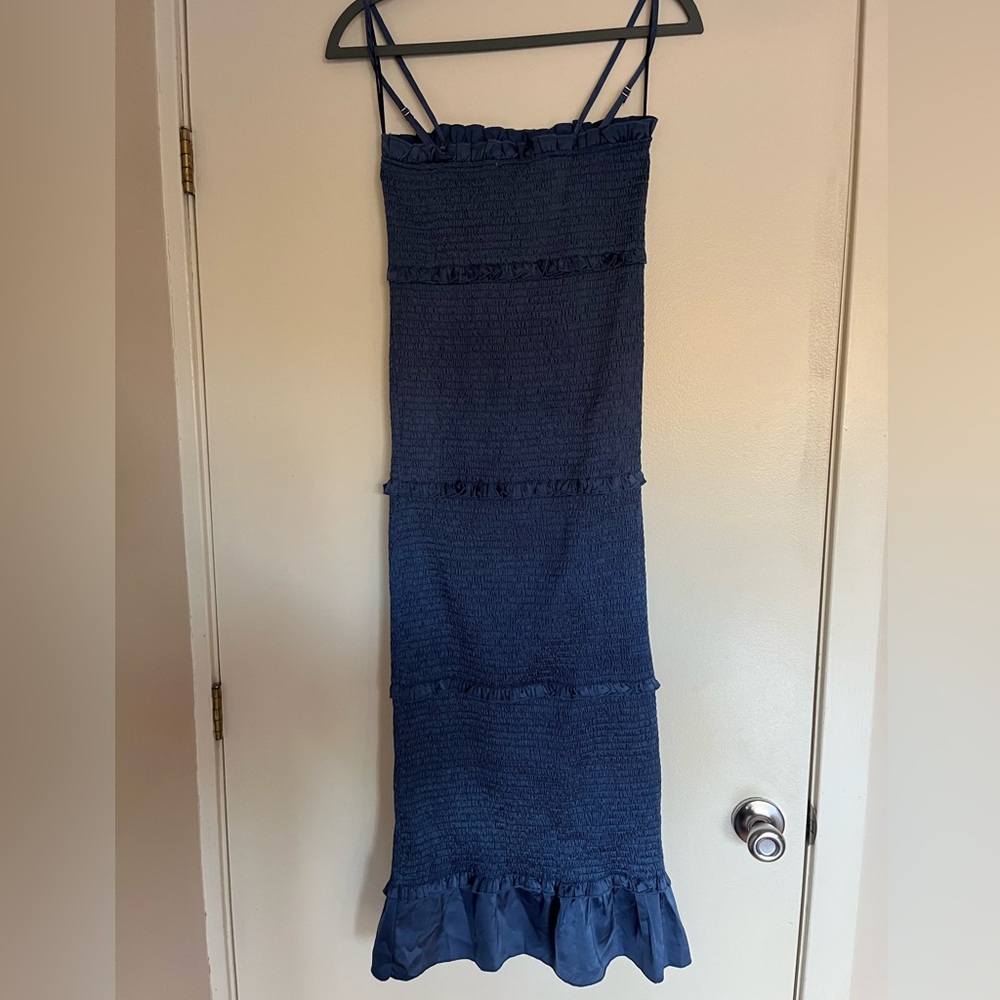 Mable Navy Stretchy Dress
